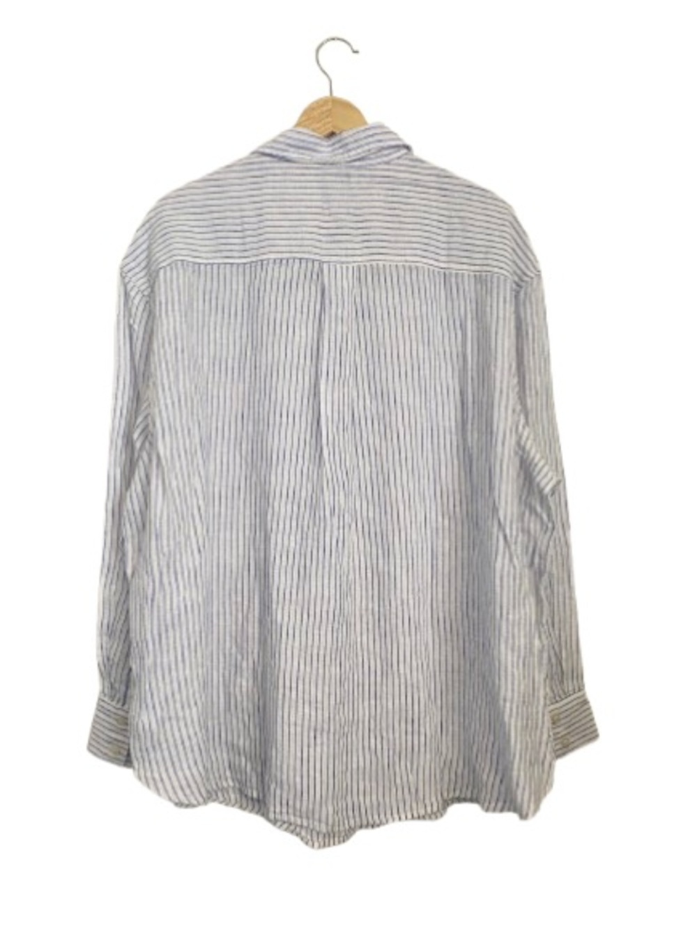 GAP Men's 100% Linen Striped Button-Up Shirt Size XL NWT - Picture 2 of 12